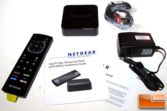 Netgear NeoTV MAX Contents