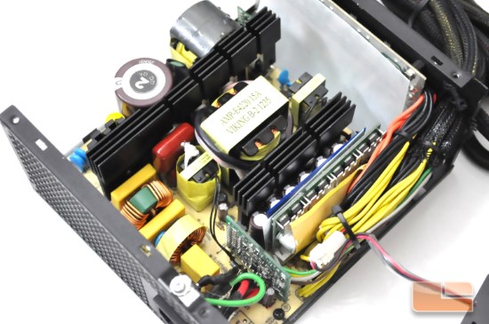 Inside the Rosewill Tachyon 650W unit