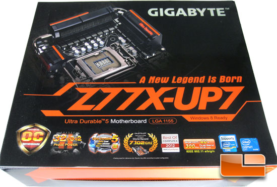GIGABYTE Z77X-UP7 Intel Z77 Motherboard Retail Packaging