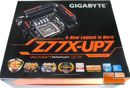 GIGABYTE Z77X-UP7 Intel Z77 Motherboard Retail Packaging GIGABYTE Z77X-UP7 Intel Z77 Motherboard Retail Packaging