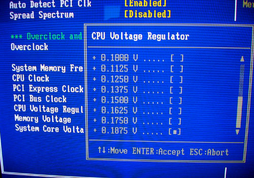 CPU Voltage