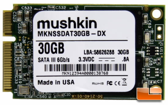 Mushkin Atlas Deluxe mSATA 30GB SSD Review