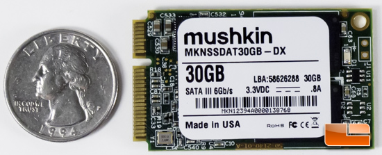 Mushkin Atlas 30GB mSATA SSD