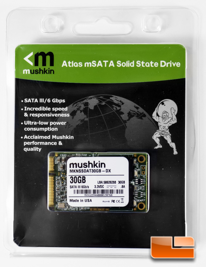 Mushkin Atlas 30GB mSATA SSD