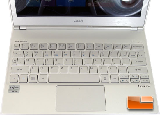 ACER S7 191 External Features