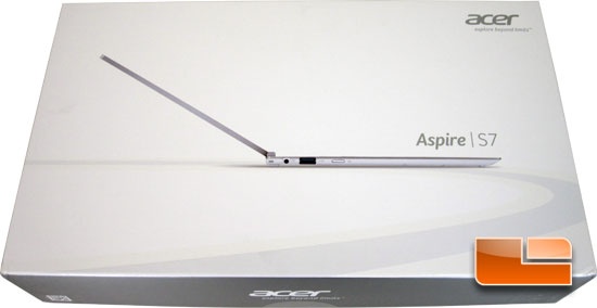 ACER S7-191 Retail Packaging and Bundle