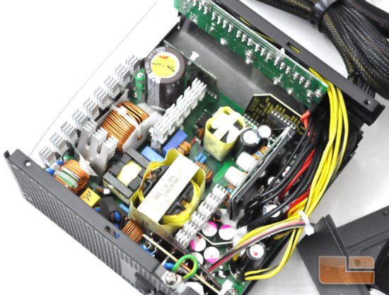 Inside the Seasonic G-series 550W unit