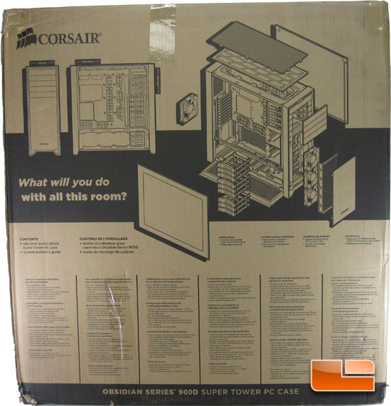 Corsair Obsidian 900D Super Tower Chassis Product Packaging