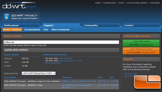 DD-WRT Website