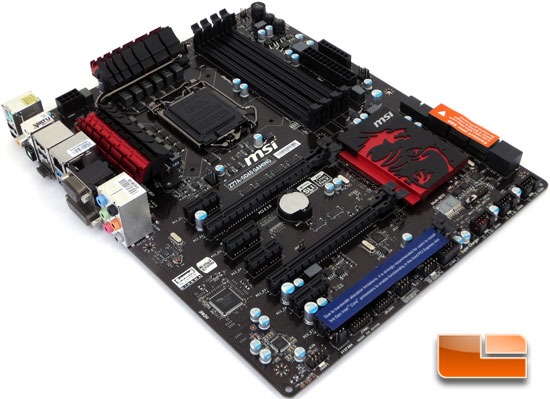 MSI Z77A-GD65 Gaming Series Motherboard Layout