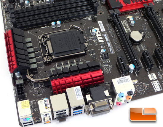 MSI Z77A-GD65 Gaming Series Motherboard Layout