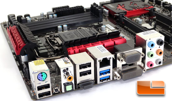 MSI Z77A-GD65 Gaming Series Motherboard Layout