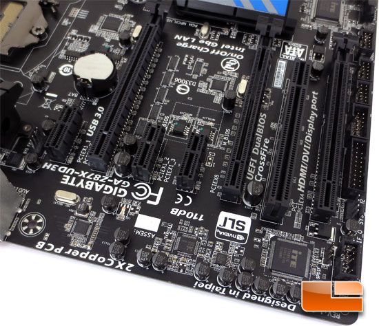 GIGABYTE Z87X-UD3H Intel Z87 Motherboard Layout