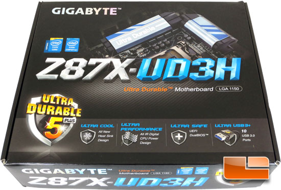 GIGABYTE Z87X-UD3H Intel Z87 Motherboard Retail Packaging and Bundle