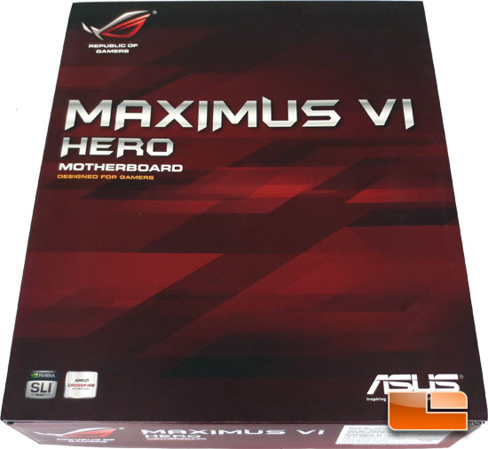 ASUS Republic of Gamers Maximus VI Hero Intel Z87 Motherboard Retail Packaging