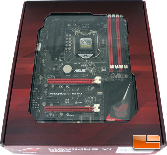 ASUS Republic of Gamers Maximus VI Hero Intel Z87 Motherboard Retail Packaging