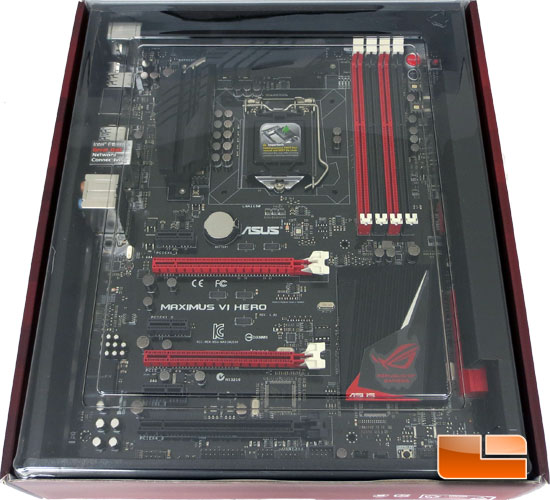 ASUS Republic of Gamers Maximus VI Hero Intel Z87 Motherboard Retail Packaging