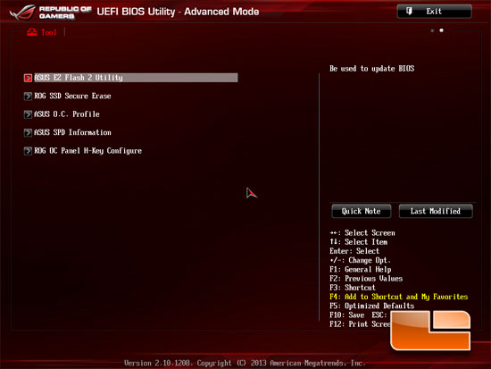 ASUS Republic of Gamers Maximus VI Hero UEFI BIOS