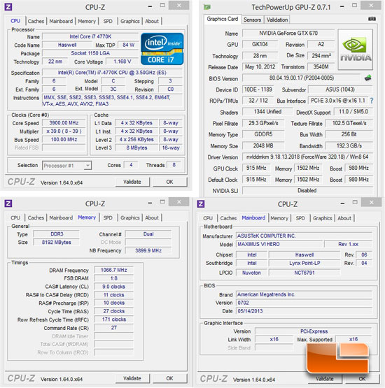 ASUS Maximus VI Hero System Settings