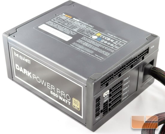 Dark Power Pro 10 550W rear view