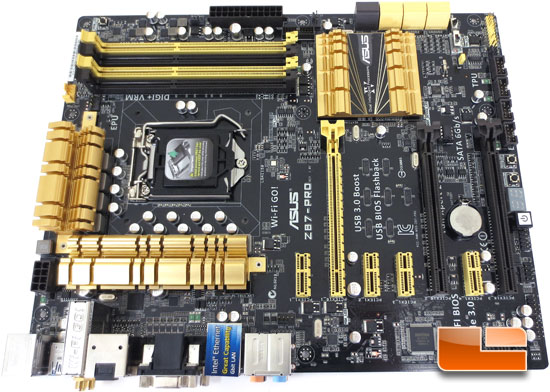 ASUS Z87-Pro Intel Z87 Motherboard Layout and Features