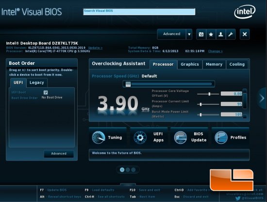 Intel Z87 Motherboard Visual BIOS