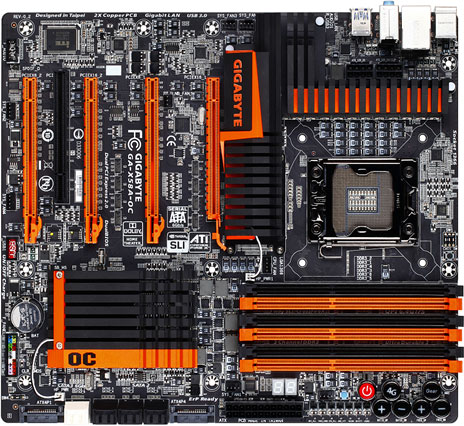 GIGABYTE X58A-OC Overclocking Motherboard