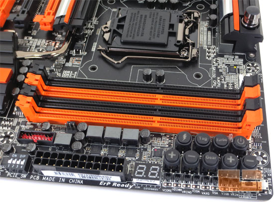 GIGABYTE Z87X-OC Force Intel Z87 Motherboard Layout