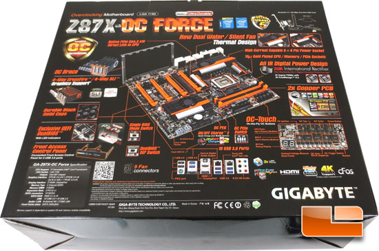 GIGABYTE Z87X-OC Force Retail Packaging and Accessory Bundle