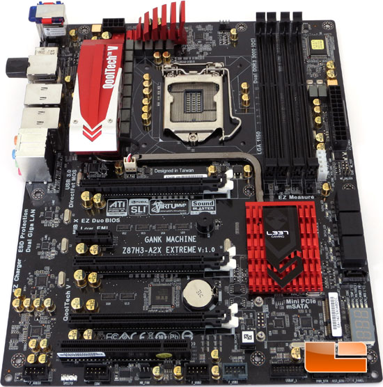 ECS Z87H3-A2X Intel Z87 Motherboard Layout