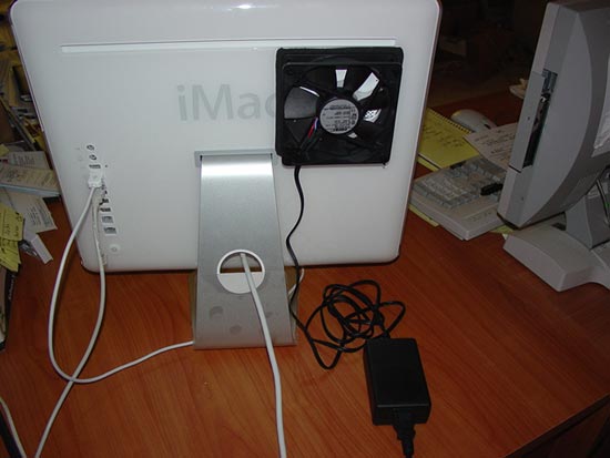 The Apple iMAC G5 Case Cooling Mod