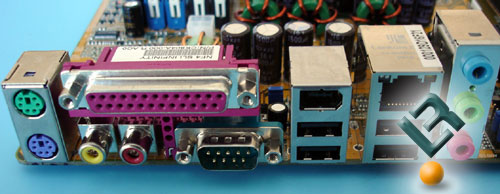 Rear I/O ports