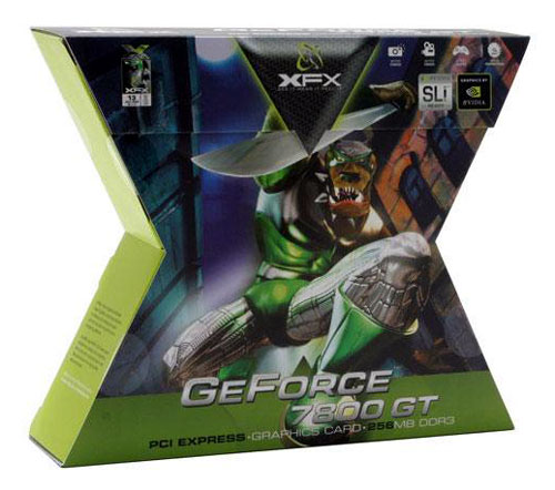 XFX 7800GT retail box