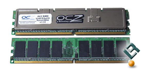 OCZ EB Platinum PC2-6400 Memory Modules