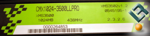 TWINX2048-3500LLPRO label
