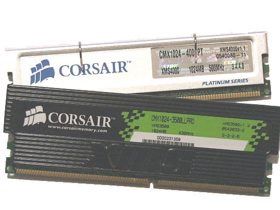 2GB for the Masses – Corsair’s 4000PT and 3500LL