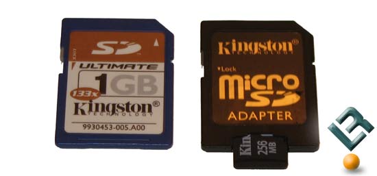Kingston Micro SD Flash Memory