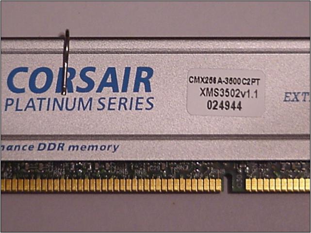 256mb Corsair PC-3500C2