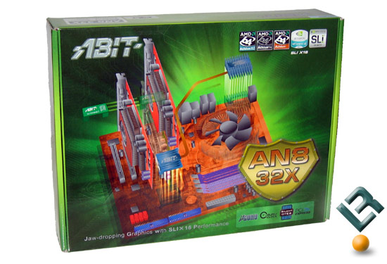 The ABIT AN8 32X SLI Motherboard Retail Box