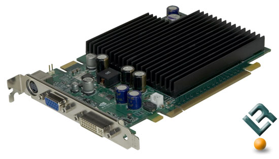 nVidia GeForce 7600 GS Video Card Side Shot