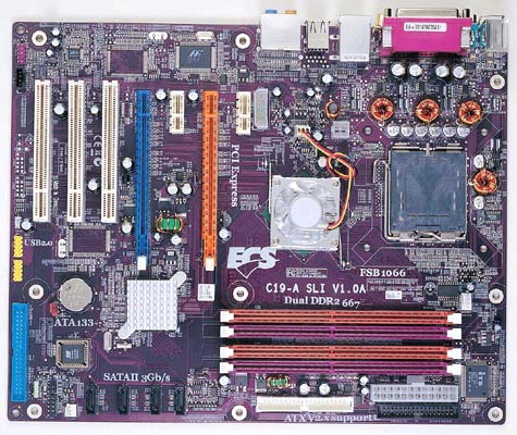 The ECS C19-A SLI Motherboard