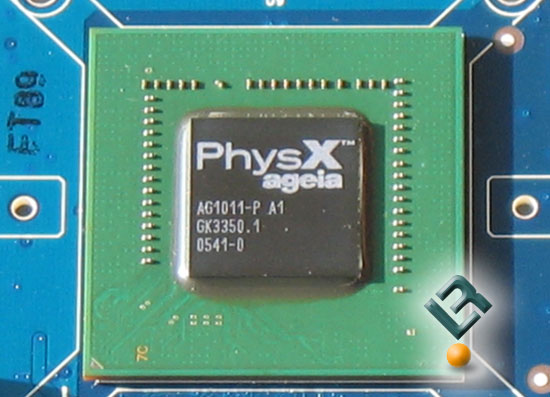 The ASUS PhysX P1 Core PPU