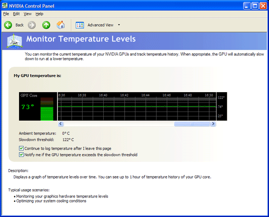 Idle Temp