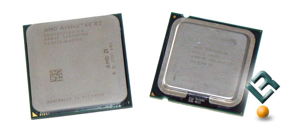 Intel E6600 and AMD 5000+ AM2