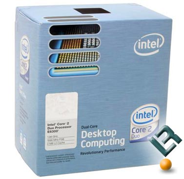 The Retail Boxed Intel Core 2 Duo E6300 Processor