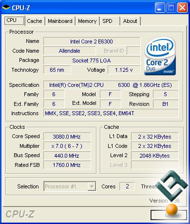 440MHz FSB Overclock