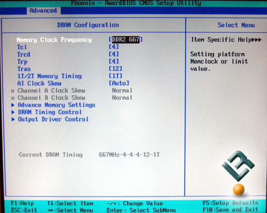 asus m2n32 dram configuration