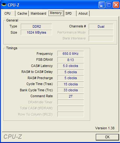 Kingston at 1300MHz