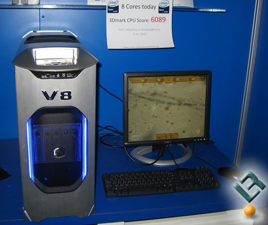 Intel eight core V8 Demo System