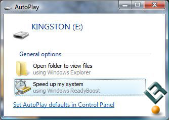 Windows Vista Ultimate ReadyBoost